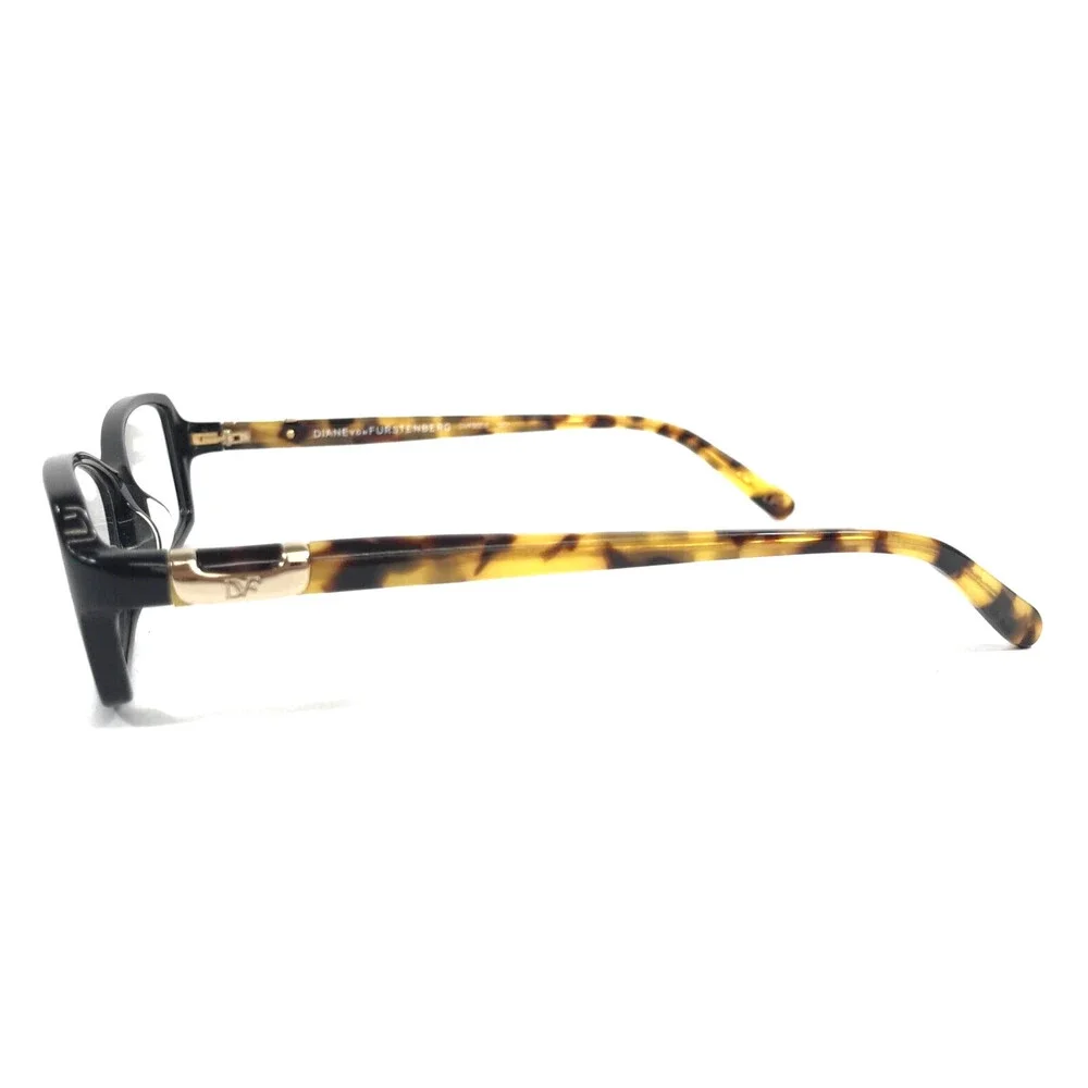 Diane Von Furstenberg Eyeglasses Frames DVF5050 001 Black Tortoise 53-15-135